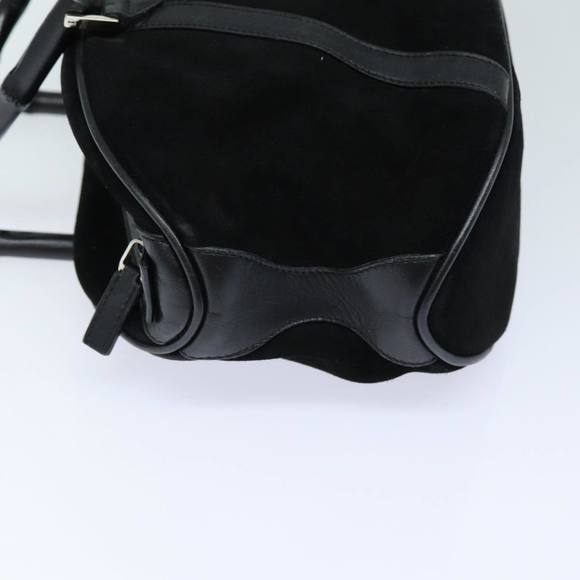 GUCCI Bamboo Hand Bag Suede Black 002 1084 200047 Auth yk13665 - Picture 4 of 16